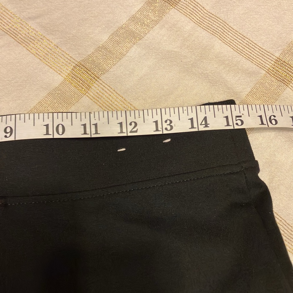 🎁2/$12 NWOT SERRA BLACK LEGGINGS WITH FALSE BACK POCKETS - Picture 5 of 7